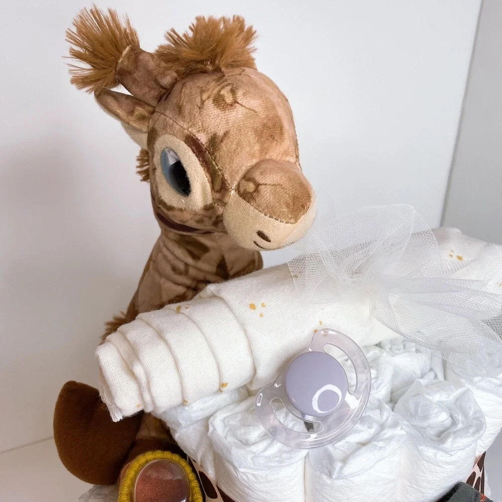 Giraffe Diaper Cake
